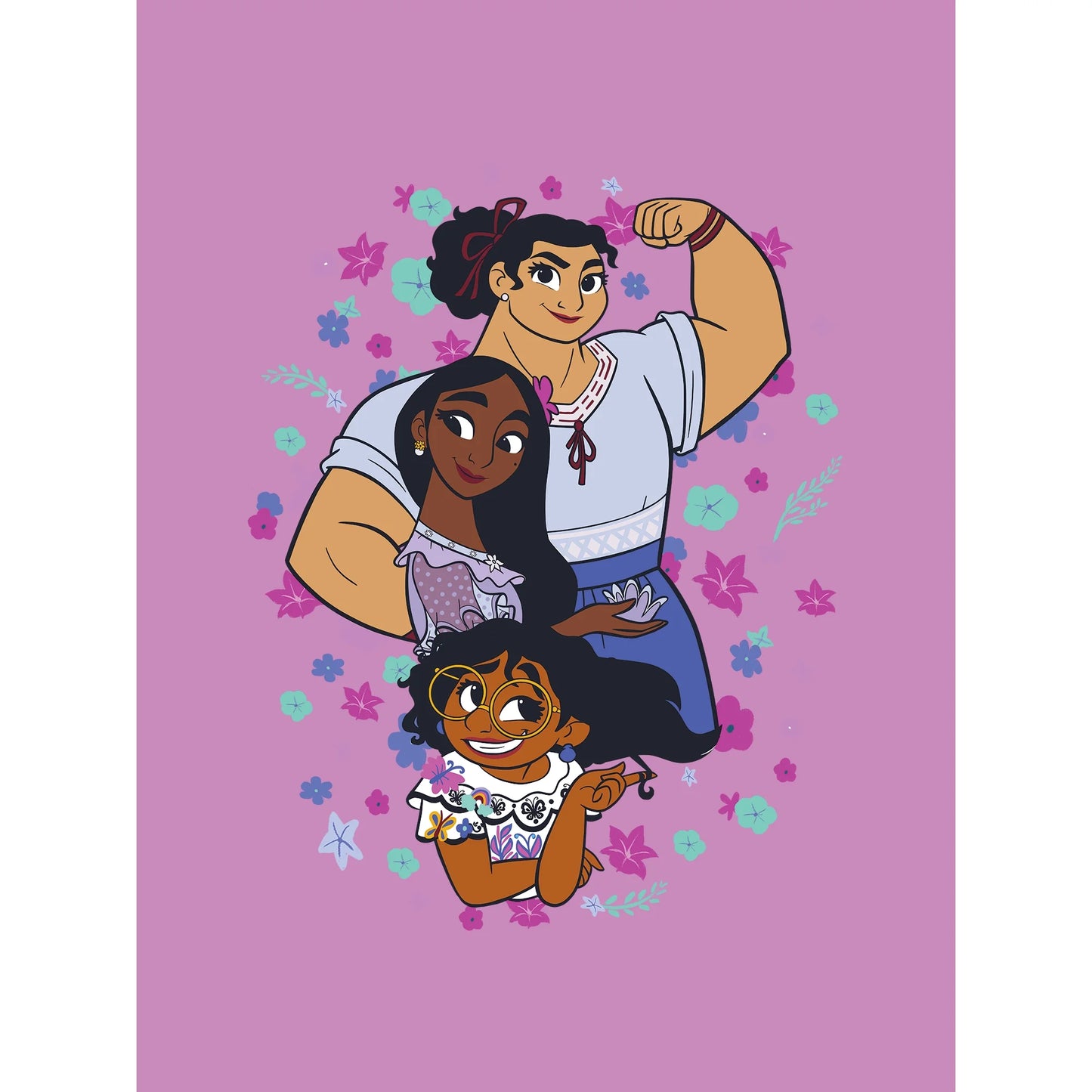 Disney Girls Encanto Madrigal Sisters, Crew Neck, Short Sleeve, Graphic T-Shirt