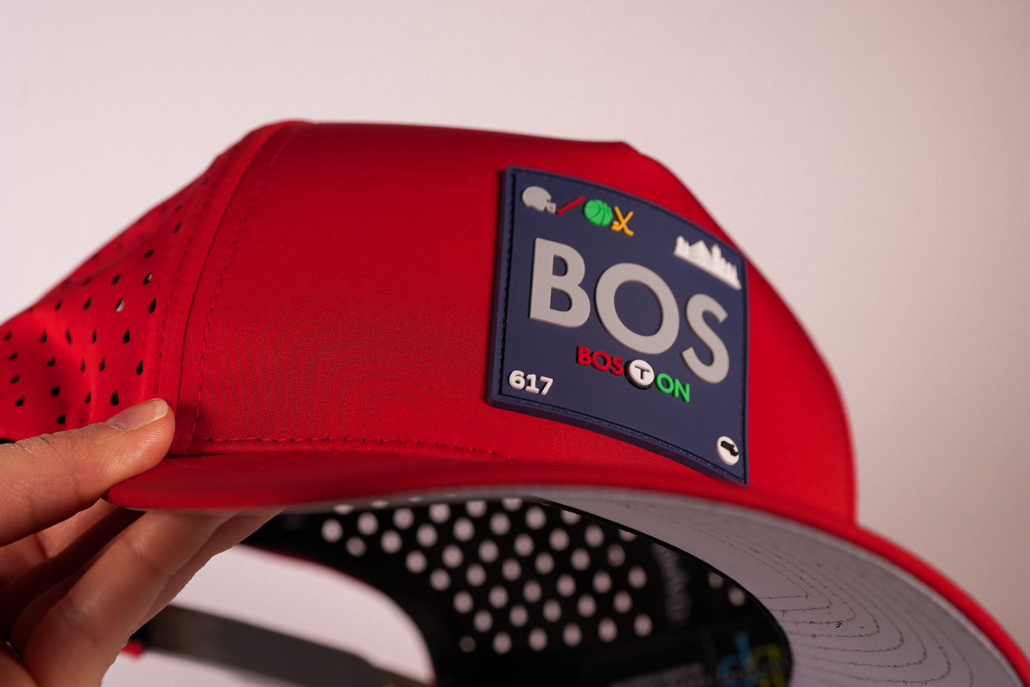 BeltaPrint Boston Silver Pat Performance Hats