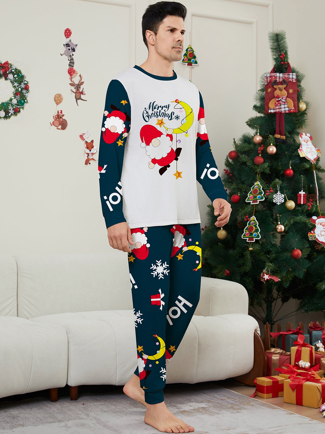 Christmas Family Matching Pajama Sets, Assorted Prints, Soft Fabric
