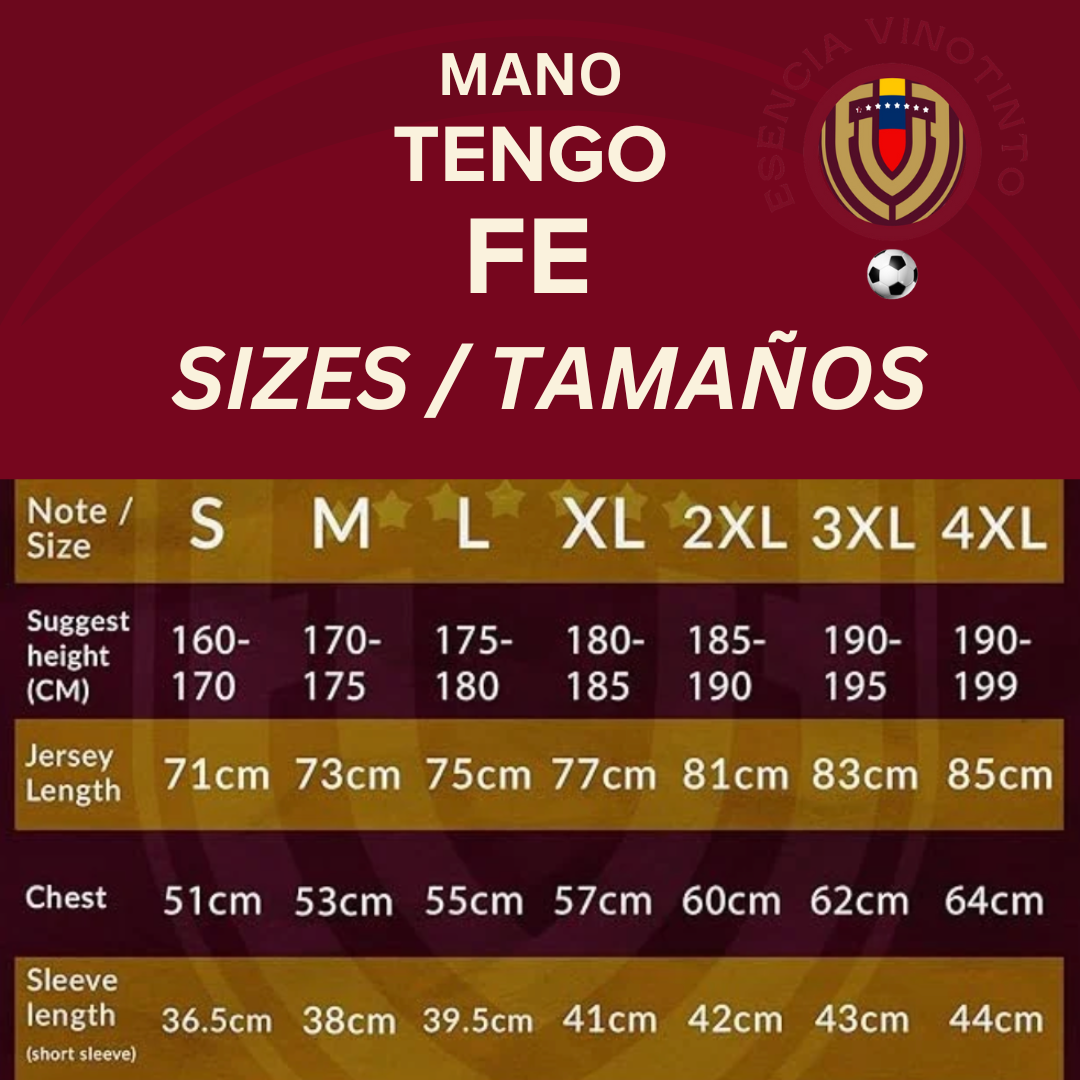 Venezuela Soccer Jerseys, Vinotinto Segovia #16, Eliminatorias Mundial 2026