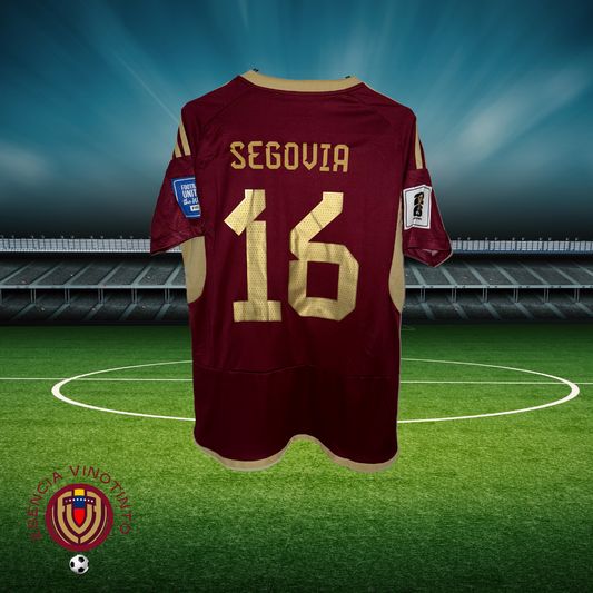 Venezuela Soccer Jerseys, Vinotinto Segovia #16, Eliminatorias Mundial 2026