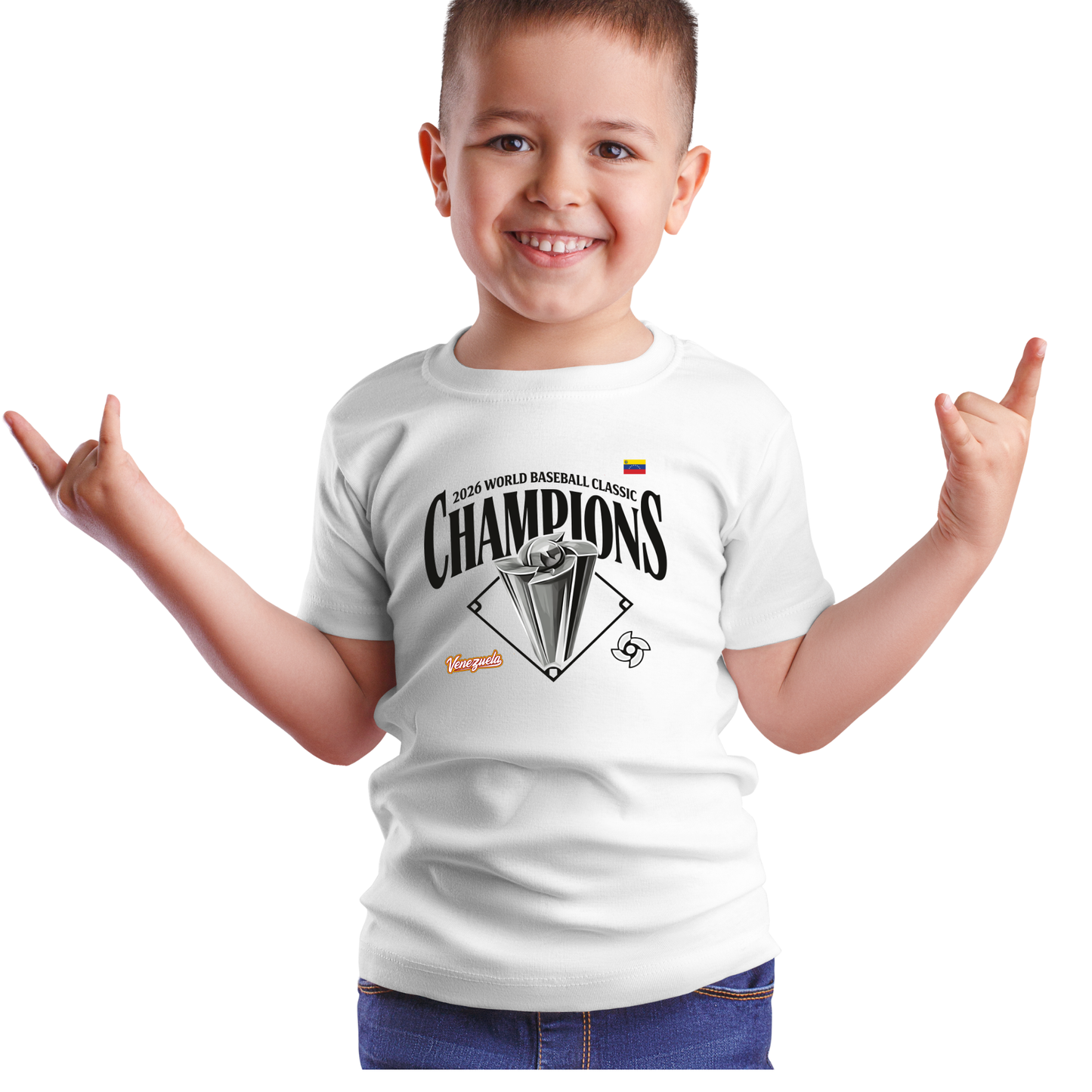 Venezuela Champions Kids Tee – World Baseball Classic 2026