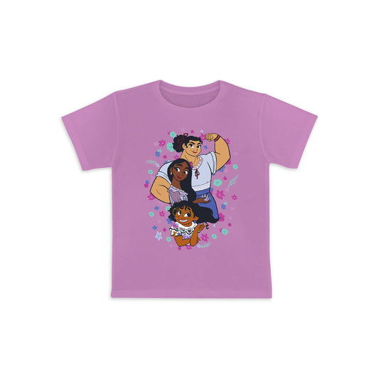 Disney Girls Encanto Madrigal Sisters, Crew Neck, Short Sleeve, Graphic T-Shirt