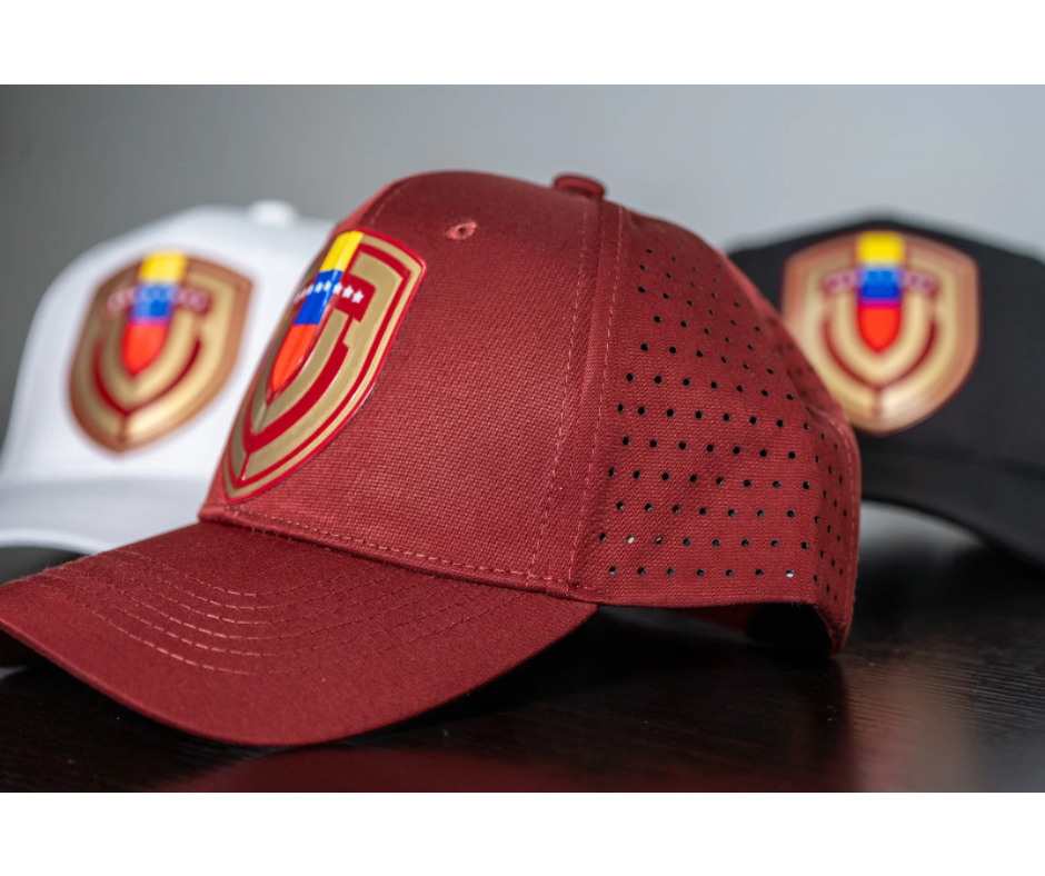 La Vinotinto Laser-Cut Performance Hats – Perfect for True Venezuelan Fans.