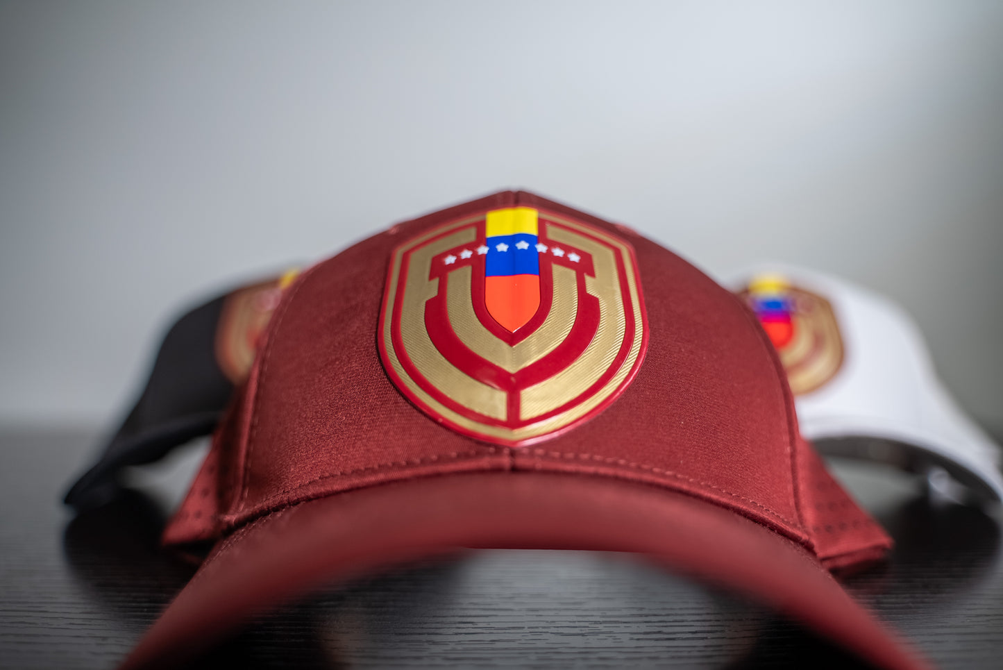 La Vinotinto Laser-Cut Performance Hats – Perfect for True Venezuelan Fans.