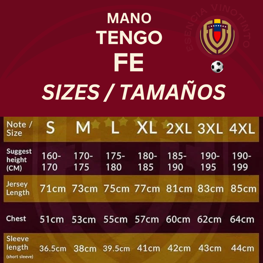 Venezuela Soccer Jerseys, La Vinotinto, Eliminatorias Mundial 2026